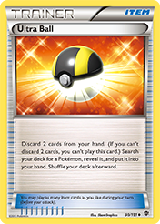 Ultra Ball Plasma Blast Pokemon Card