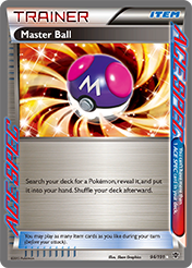 Master Ball Plasma Blast Pokemon Card