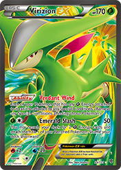 Virizion-EX Plasma Blast Pokemon Card