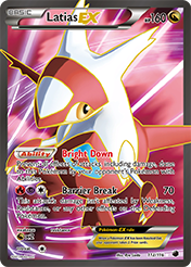 Latias-EX Plasma Freeze Pokemon Card