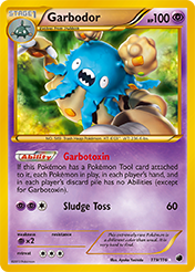Garbodor Plasma Freeze Pokemon Card