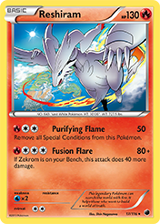 Reshiram Plasma Freeze Card List