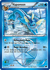 Vaporeon Plasma Freeze Card List