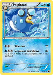 Palpitoad Plasma Freeze Pokemon Card