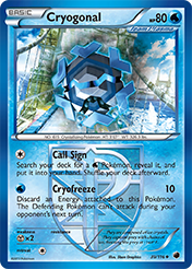 Cryogonal Plasma Freeze Pokemon Card
