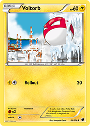Voltorb Plasma Freeze Pokemon Card