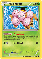 Exeggcute Plasma Freeze Card List