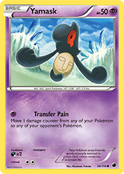 Yamask Plasma Freeze Pokemon Card