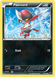 Pawniard Plasma Freeze Pokemon Card