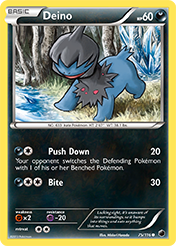 Deino Plasma Freeze Pokemon Card