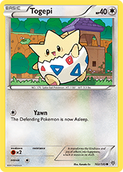 Togepi Plasma Storm Pokemon Card