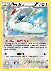 Togekiss Plasma Storm Pokemon Card