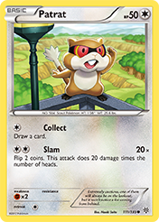 Patrat Plasma Storm Pokemon Card