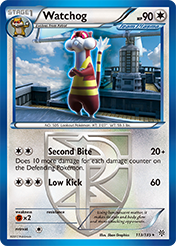 Watchog Plasma Storm Pokemon Card