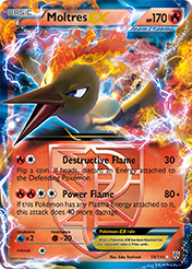 Moltres-EX Plasma Storm Pokemon Card