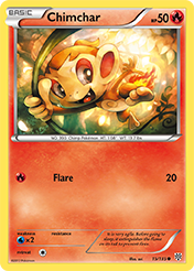 Chimchar Plasma Storm Card List