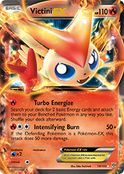 Victini-EX Plasma Storm Pokemon Card