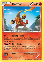 Heatmor Plasma Storm Pokemon Card
