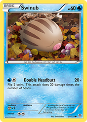 Swinub Plasma Storm Pokemon Card