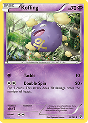 Koffing Plasma Storm Pokemon Card