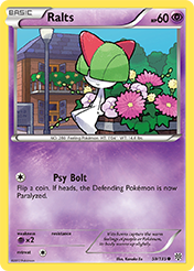 Ralts Plasma Storm Pokemon Card