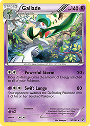 Gallade Plasma Storm Pokemon Card