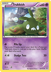 Trubbish Plasma Storm Pokemon Card