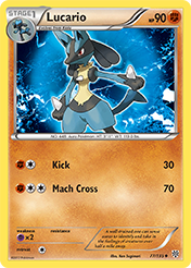 Lucario Plasma Storm Pokemon Card