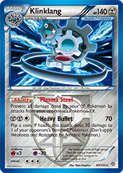 Klinklang Plasma Storm Pokemon Card