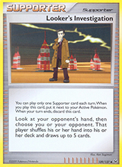 Looker's Investigation Platinum Pokemon Card