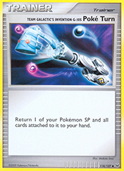 Team Galactic's Invention G-105 Poke Turn Platinum Pokemon Card