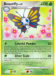Beautifly Platinum Pokemon Card