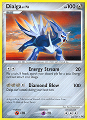 Dialga Platinum Pokemon Card