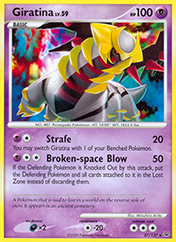 Giratina Platinum Pokemon Card