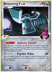 Bronzong G Platinum Pokemon Card