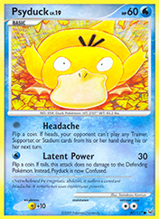 Psyduck Platinum Pokemon Card