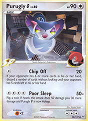 Purugly G Platinum Pokemon Card