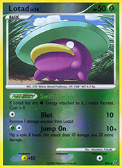 Lotad Platinum Pokemon Card