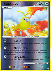 Swablu Platinum Pokemon Card