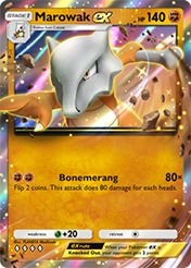 Marowak EX Deluxe Pack EX Card List