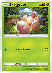 Exeggcute Deluxe Pack EX Card List