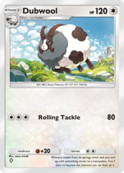 Dubwool Genetic Apex Pokemon Pocket Card