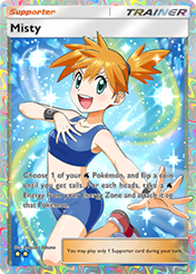 Misty Genetic Apex Pokemon Pocket Card