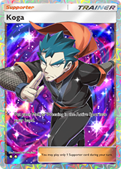 Koga Genetic Apex Pokemon Pocket Card