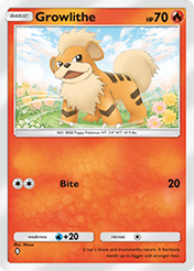 Growlithe Deluxe Pack EX Card List