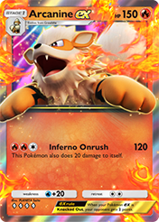 Arcanine EX Deluxe Pack EX Card List