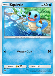 Squirtle Deluxe Pack EX Card List