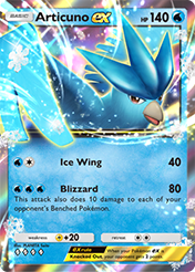 Articuno EX Deluxe Pack EX Card List