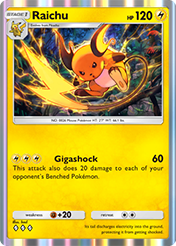 Raichu Mythical Island Card List