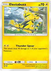 Electabuzz Mythical Island Card List